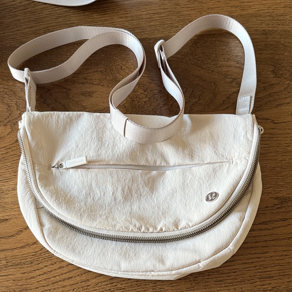 Lululemon All Night Festival White Crossbody Bag